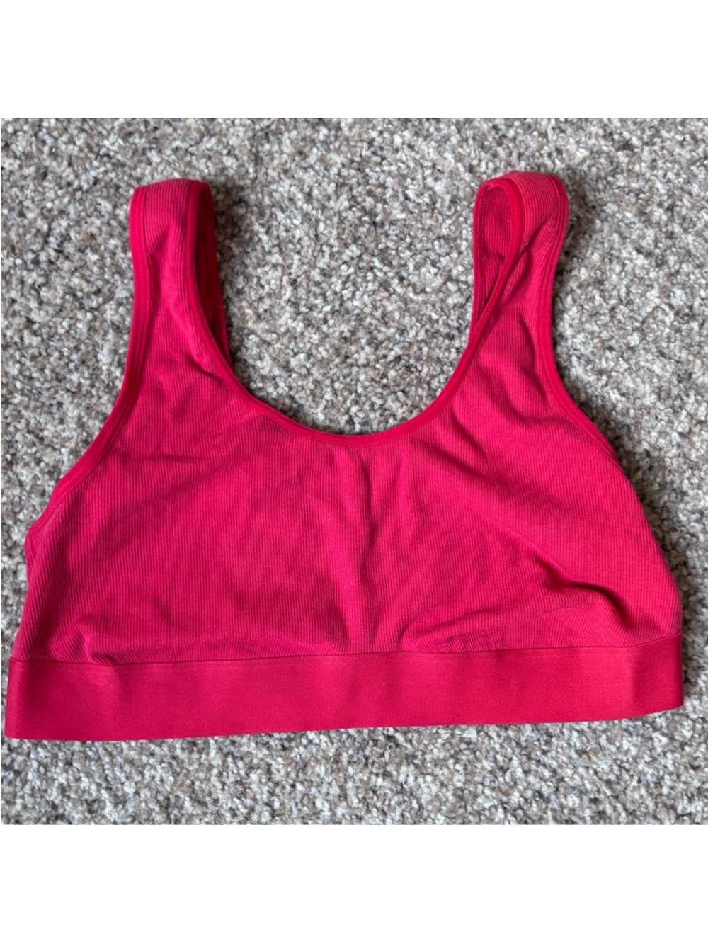 Women’s Ribbed Scoop Neck Bralette